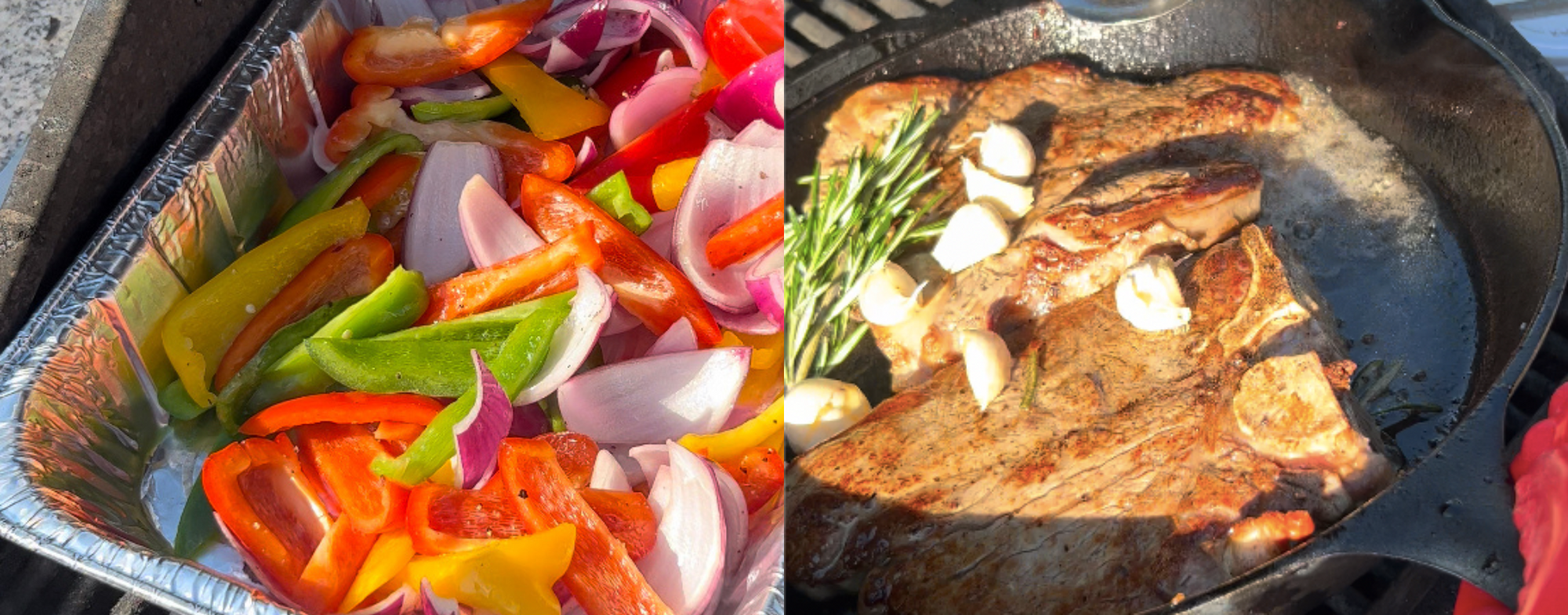 How To Grill Steak & Veggies with Coconut Oil for Labor Day