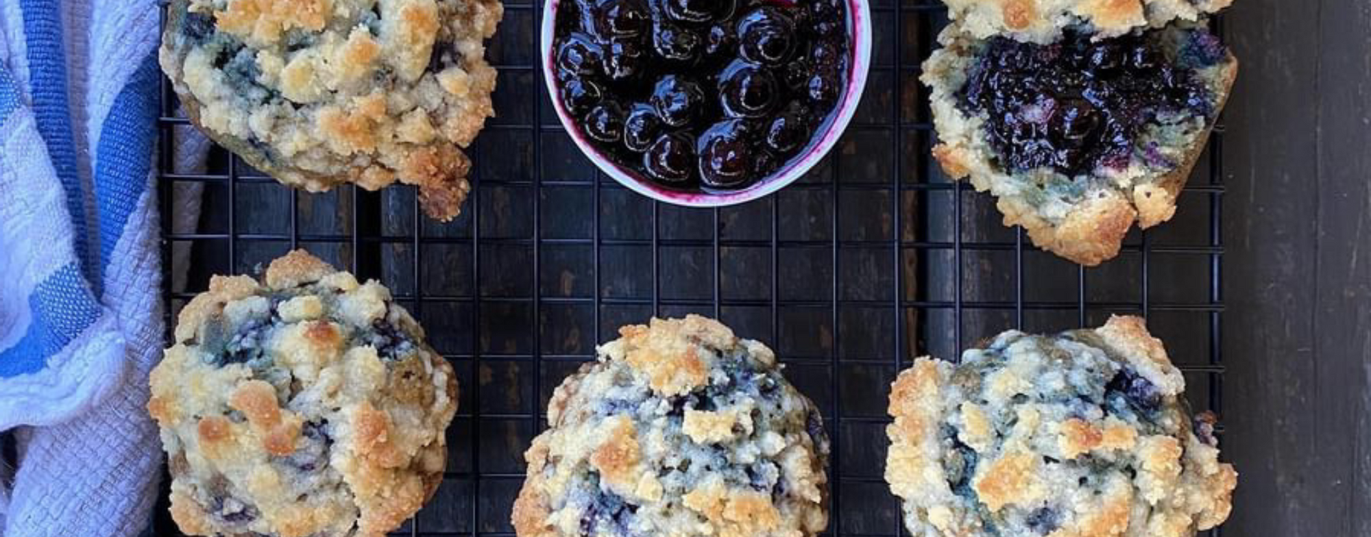 Back to School Meal Prep: Blueberry Crumble Muffins