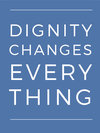 "Dignity Changes Everything" Unisex T-Shirt in Heather Blue V-Neck